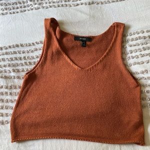 Orange tank top
